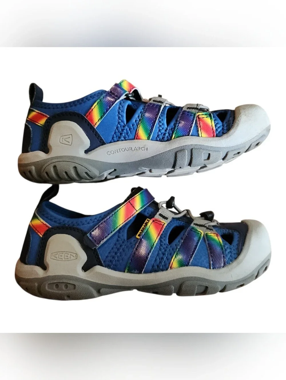 KEEN Kids Newport H2 Tie Dye Water Sandals Size 2 Unisex Kids Outdoor Hiking